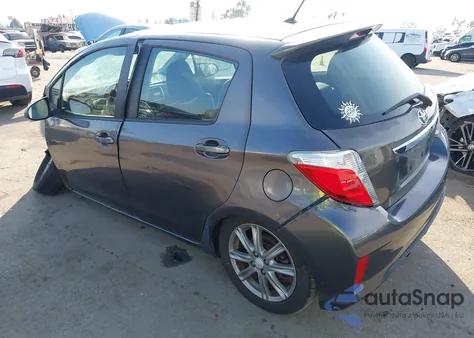 2012 Toyota Yaris Se из США, поврежденный, VIN JTDKTUD36CD516856